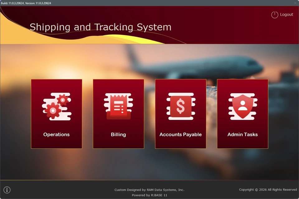 Shipping and Tracking System for air freight